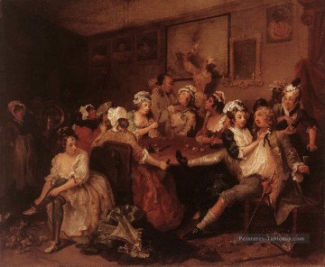 L’orgie William Hogarth Peinture à l'huile